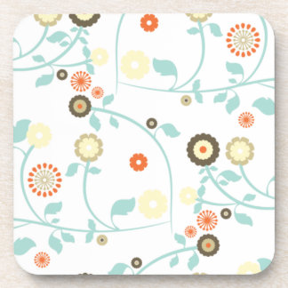 Dessous-de-verre Le ressort fleurit le motif floral chic girly de