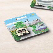 Dessous-de-verre Le Road Tour (Côté gauche)