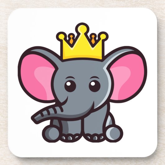 Dessous-de-verre Le roi éléphant (Devant)