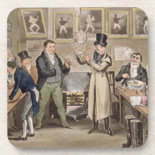 Dessous-de-verre Le salon de Cribb : Tom présentant Jerry et la