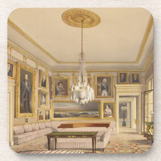 Dessous-de-verre Le salon rayé, Chambre d'Apsley, 1853 (prin (Devant)