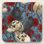 Dessous-de-verre Le secret de Raven. Illustration gothique sombre e (Devant)