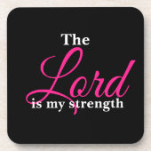 Dessous-de-verre Le Seigneur Est Ma Force (Devant)