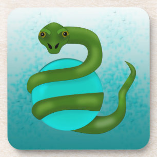 Dessous-de-verre Le serpent