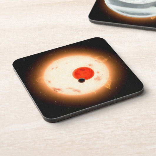 Dessous-de-verre Le système Kepler-16. (Côté gauche)