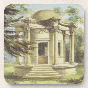 Dessous-de-verre Le temple de la victoire, Kew fait du jardinage,