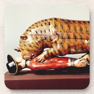 Dessous-de-verre Le tigre de Tipu, c.1790 (bois)