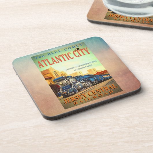 Dessous-de-verre Le train Blue Comet (Côté gauche)