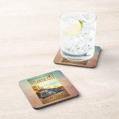 Dessous-de-verre Le train Blue Comet (Côté Droit)