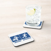 Dessous-de-verre Le Travail Est Important, L'Exécution Est Importan (Côté Droit)