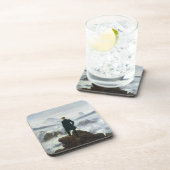 Dessous-de-verre Le vagabond au-dessus de la mer du brouillard, (Côté Droit)