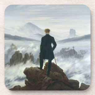 Dessous-de-verre Le vagabond au-dessus de la mer du brouillard,