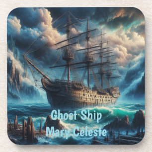Dessous-de-verre Le vaisseau fantôme Mary Celeste hante le mystère