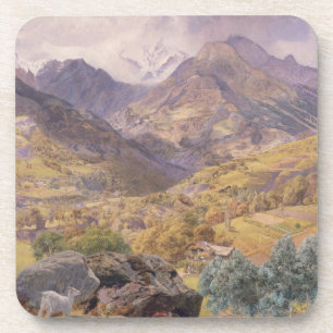 Dessous-de-verre Le Val d'Aoste, 1858 (huile sur la toile)