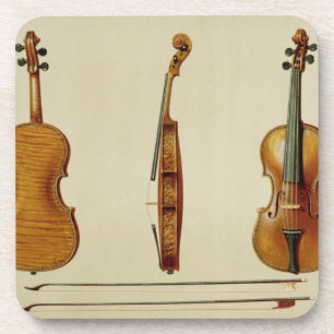 Dessous-de-verre Le violon de Hellier fait par Antonio Stradivarius