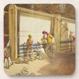 Dessous-de-verre L'école de voyou de l'industrie, Jubbulpore, 1863