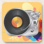 Dessous-de-verre Lecteur de musique DJ (Devant)