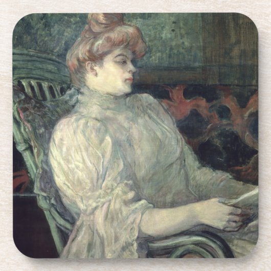 Dessous-de-verre Lecture de femme (Devant)