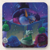 Dessous-de-verre Lecture d'hiver (Devant)