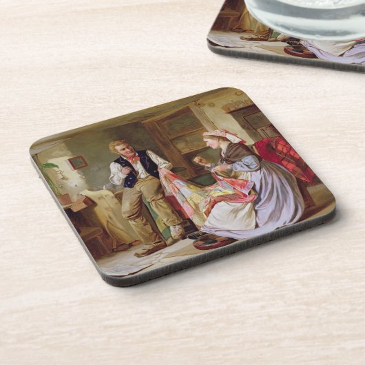 Dessous-de-verre L'édredon de patchwork (Côté gauche)