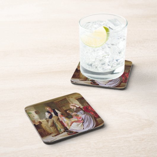 Dessous-de-verre L'édredon de patchwork (Côté Droit)