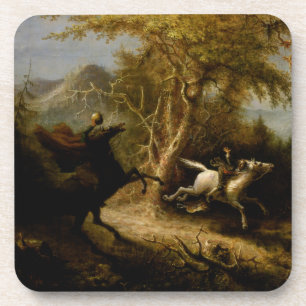 Dessous-de-verre Légende du Fantôme de Halloween du Cavalier sans T