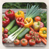 Dessous-de-verre légumes (Devant)