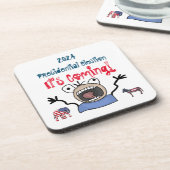 Dessous-de-verre L'élection présidentielle de 2024, c'est à venir ! (Côté gauche)