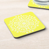 Dessous-de-verre Lemon Mandala (Côté gauche)