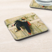 Dessous-de-verre L'Enfant du Regiment (le tir aléatoire) 1855 (Côté gauche)