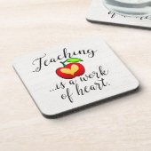 Dessous-de-verre L'enseignement est une oeuvre de reconnaissance de (Côté gauche)