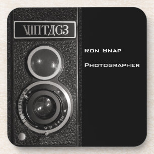 Dessous-de-verre Lentilles Caméra vintage Ensemble de 6 Dessous de 