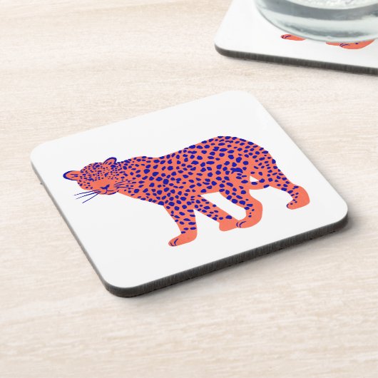 Dessous-de-verre Léopard (Côté gauche)