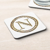 Dessous-de-verre Leopard N (Côté gauche)