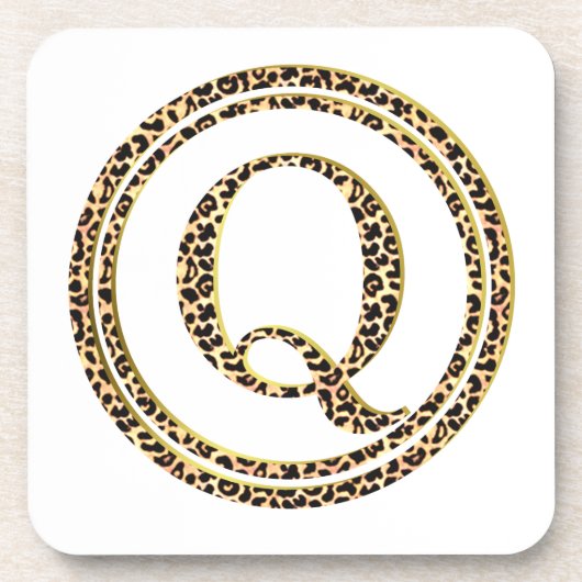 Dessous-de-verre Leopard Q (Devant)