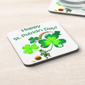 Dessous-de-verre Leprechaun et Shamrock (Côté gauche)