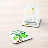 Dessous-de-verre Leprechaun et Shamrock (Côté Droit)