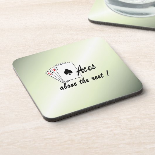 Dessous-de-verre Les accès au-dessus du reste vert (Côté gauche)