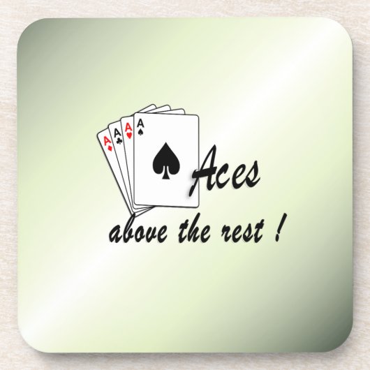 Dessous-de-verre Les accès au-dessus du reste vert (Devant)