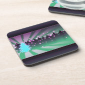 Dessous-de-verre Les arbres de Noël dans les tons verts (Côté gauche)