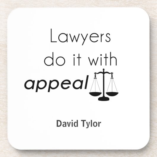 Dessous-de-verre Les avocats le font avec (Devant)