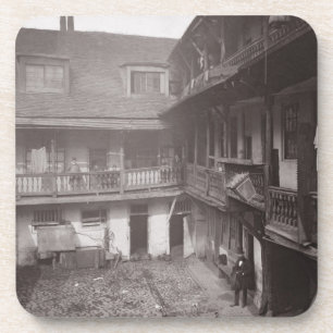 Dessous-de-verre Les bras d'Oxford en ruelle de Warwick, 1875, de