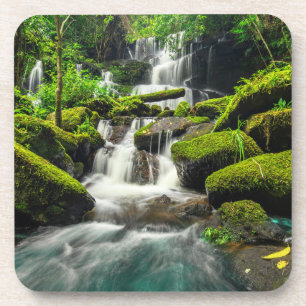 Dessous-de-verre Les cascades   Phu Tub Berk Mountain, Thaïlande