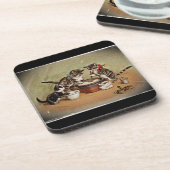 Dessous-de-verre Les chatons font du pudding (Côté gauche)