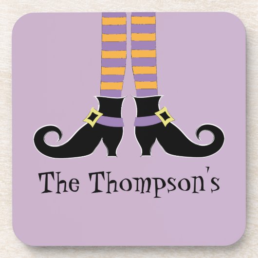 Dessous-de-verre Les chaussures de Whimsy Witch (Devant)