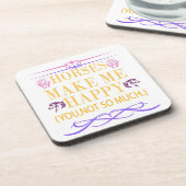 Dessous-de-verre Les Chevaux Jaunes Me Rendent Heureux, Mais Vous N (Côté gauche)