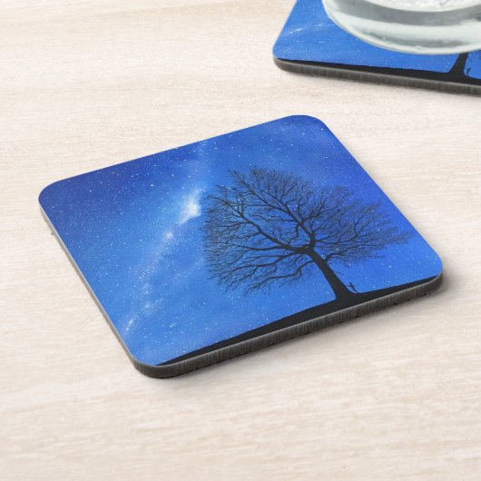 Dessous de verre - "Les cieux se déclarent" (Côté gauche)