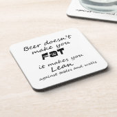 Dessous-de-verre Les citations drôles uniques de bière plaisantent (Côté gauche)