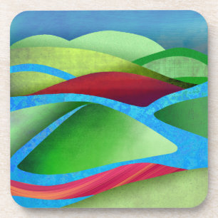 Dessous-de-verre Les Collines Sur La Glace