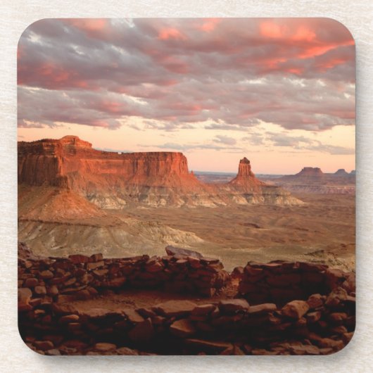 Dessous-de-verre Les déserts | Parc national des Canyonlands Utah (Devant)